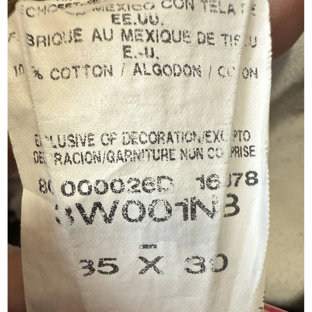 Wrangler *****clothing measurements